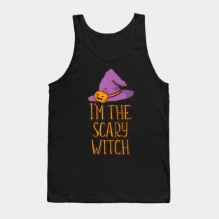I'm the Scary Witch Halloween Matching Group Family Tank Top